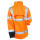 Men's Waterproof High-Visibility Orange Work Jacket